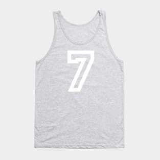 Sports Shirt #7 (white letter) Tank Top